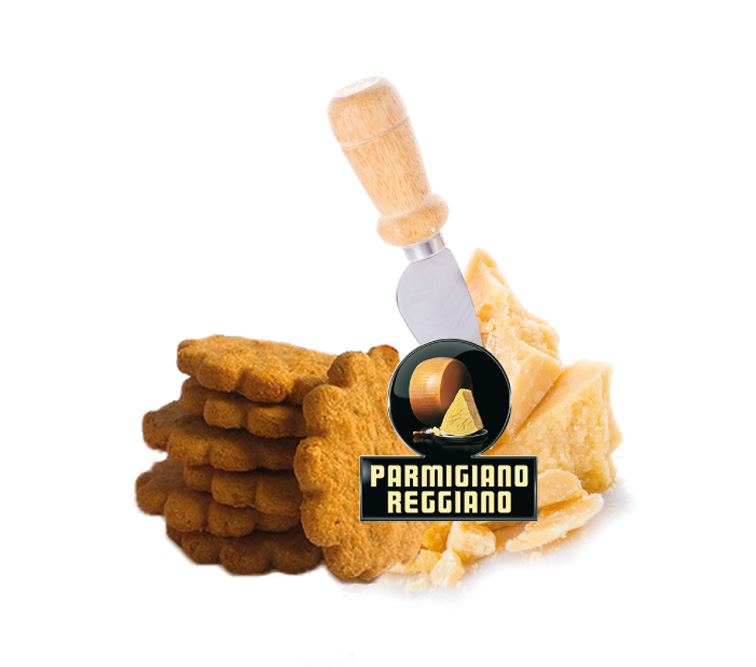 Crackers al Parmigiano Reggiano